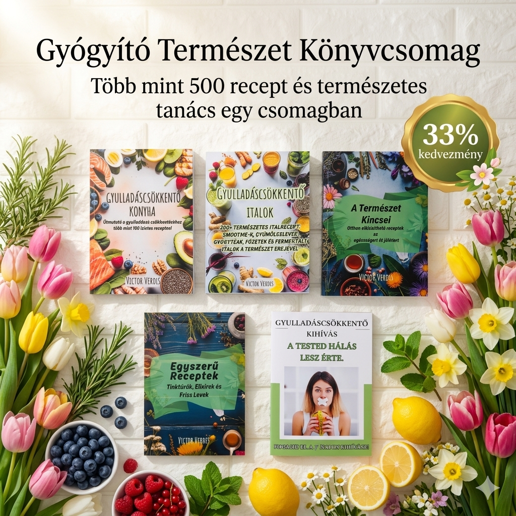 Teljes Egészség Könyvcsomag – 3 Könyv + 2 Magazin